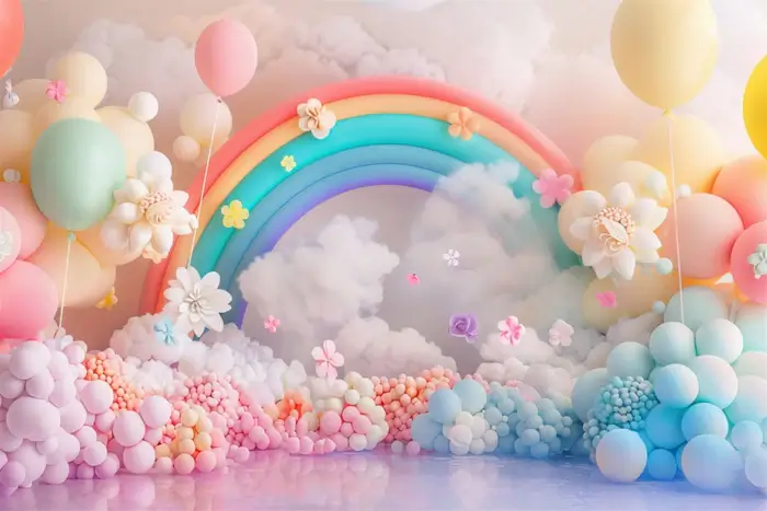 Fond photo arc en ciel